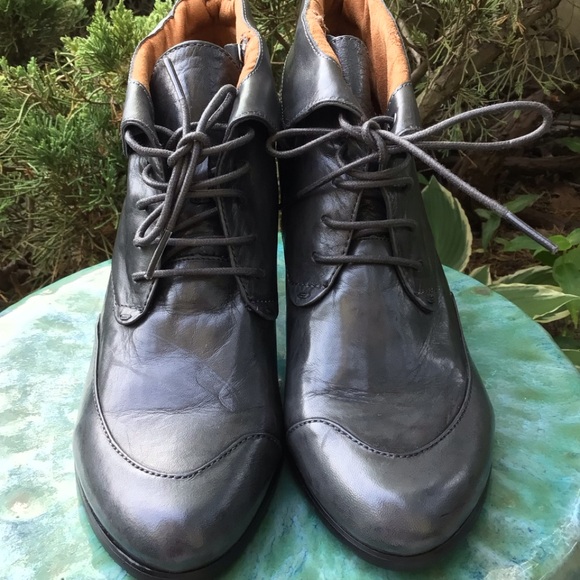 SPRING STEP Galil* (38) WOMEN’S Luxurious LEATHER material ankle lace-up boots. - Picture 7 of 12